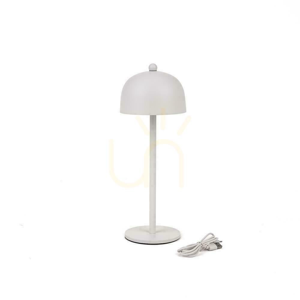 Aussicht V-TAC 3W LED Nachttischlampe 30cm USB Aufladung Dimmbar Weiß VT-1052 3000K-6000K 200lm V-TAC 3W LED Nachttischlampe 30cm USB Aufladung Dimmbar Weiß VT-1052 3000K-6000K 200lm