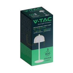 V-TAC 3W LED Nachttischlampe 30cm USB Aufladung Dimmbar Weiß VT-1052 3000K-6000K 200lm 3 V-TAC 3W LED Nachttischlampe 30cm USB Aufladung Dimmbar Weiß VT-1052 3000K-6000K 200lm small 3