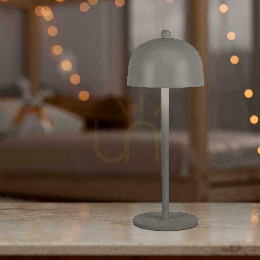 Prüfen V-TAC 3W LED Nachttischlampe 30cm USB Aufladung Dimmbar Grau VT-1052 3000K-6000K 200lm V-TAC 3W LED Nachttischlampe 30cm USB Aufladung Dimmbar Grau VT-1052 3000K-6000K 200lm