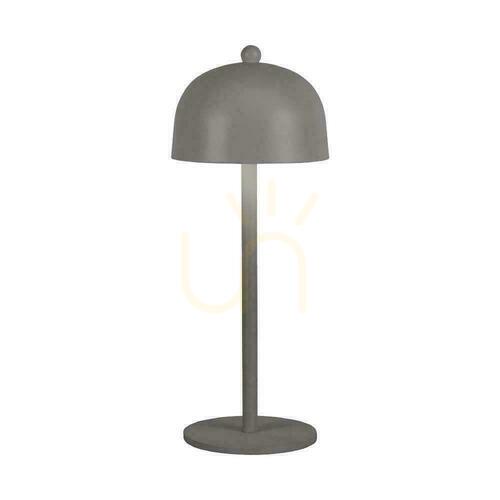 Prüfen V-TAC 3W LED Nachttischlampe 30cm USB Aufladung Dimmbar Grau VT-1052 3000K-6000K 200lm