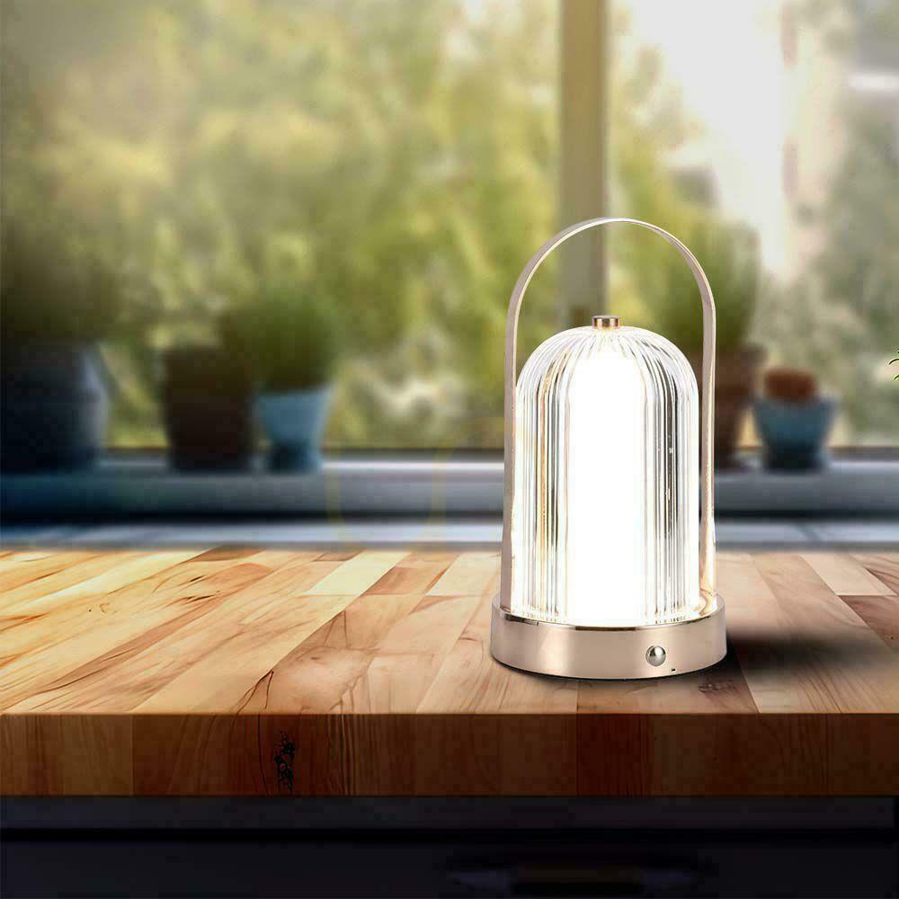 Prüfen V-TAC 1W LED Nachttischlampe 22cm USB Aufladung Dimmbar Matt Gold VT-1057 3000K-6000K 55lm V-TAC 1W LED Nachttischlampe 22cm USB Aufladung Dimmbar Matt Gold VT-1057 3000K-6000K 55lm