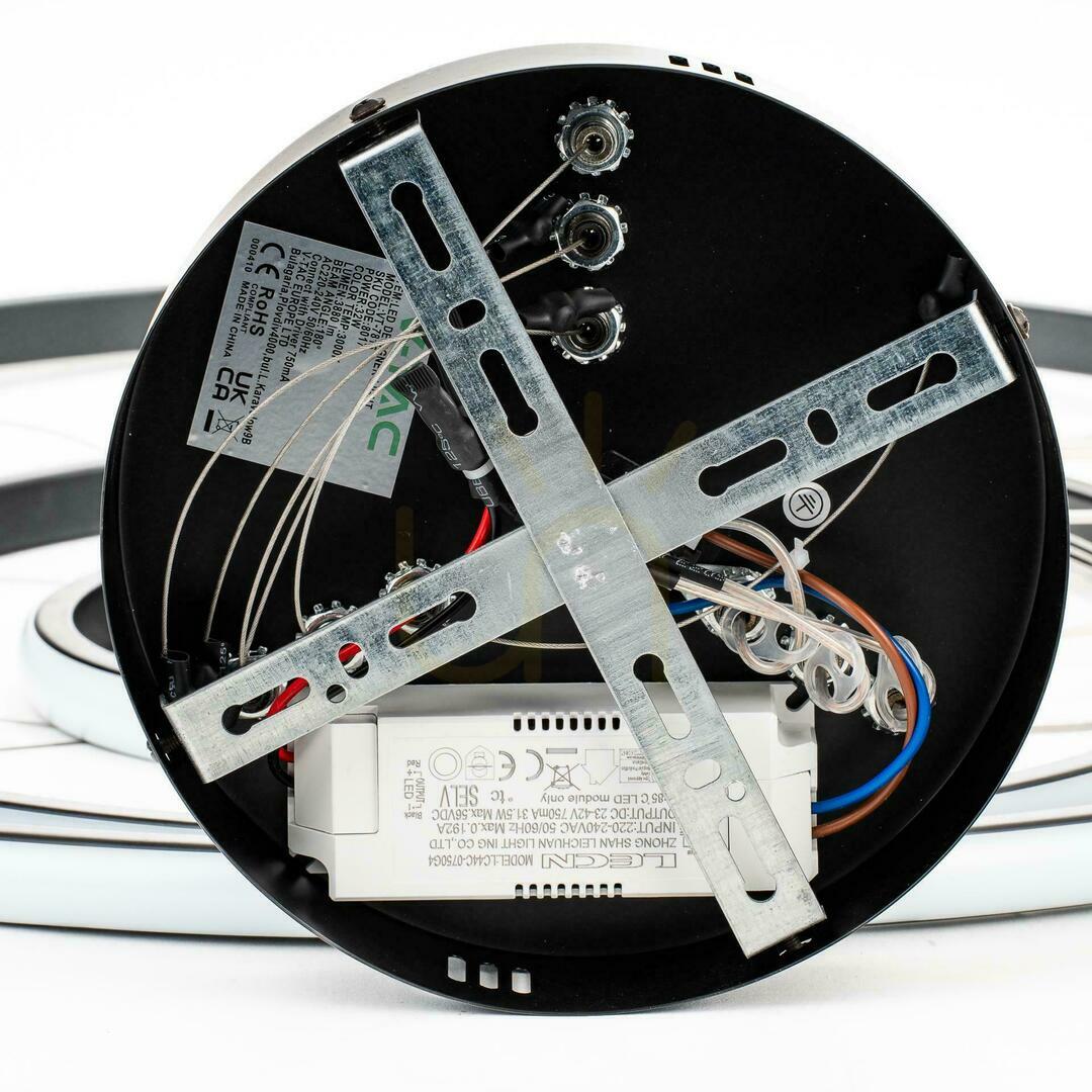 Anzeige V-TAC 32W LED-Pendelleuchte Schwarz VT-7816 3000K 3880lm V-TAC 32W LED-Pendelleuchte Schwarz VT-7816 3000K 3880lm