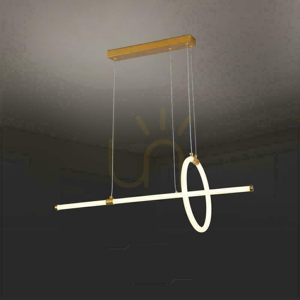 Vorschau V-TAC 16W LED-Pendelleuchte Gold VT-7818 3000K 1820lm V-TAC 16W LED-Pendelleuchte Gold VT-7818 3000K 1820lm