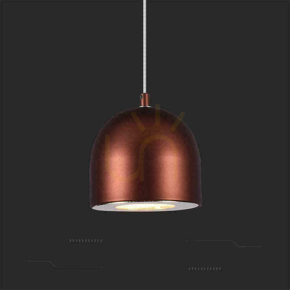 Anzeige V-TAC LED-Pendelleuchte 8,5W 100cm Verstellbar, Touch-Schalter Braun VT-7795 3000K 850lm V-TAC LED-Pendelleuchte 8,5W 100cm Verstellbar, Touch-Schalter Braun VT-7795 3000K 850lm