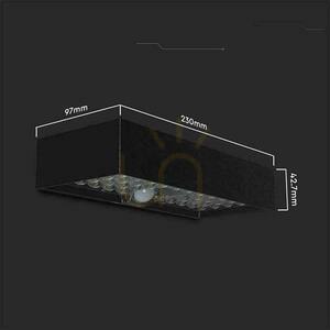 V-TAC 6W Bewegungssensor Schwarz VT-406 4000K 900lm Solar Wandmontage Garten Wandlampe. 2 V-TAC 6W Bewegungssensor Schwarz VT-406 4000K 900lm Solar Wandmontage Garten Wandlampe. small 2