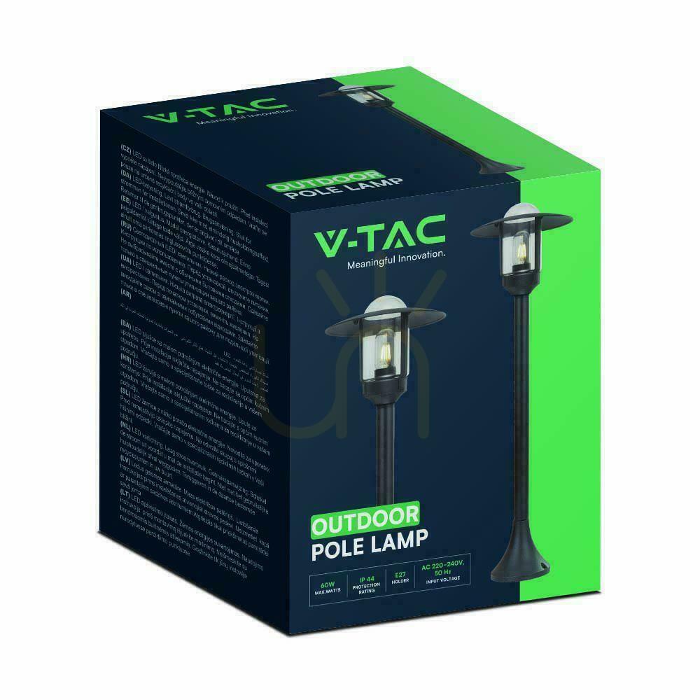Aussicht Gartenleuchte V-TAC E27 Mast 97cm Schwarz MAT IP44 VT-1159 3 Jahre Garantie Gartenleuchte V-TAC E27 Mast 97cm Schwarz MAT IP44 VT-1159 3 Jahre Garantie