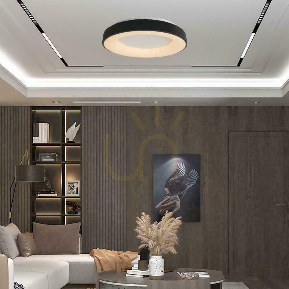 Anzeige V-TAC 49W LED Dimmbare Decke Plafond 60x9cm Schwarz VT-7925 3000K 5220lm. V-TAC 49W LED Dimmbare Decke Plafond 60x9cm Schwarz VT-7925 3000K 5220lm.