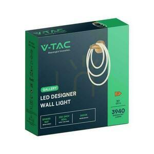 V-TAC 37W LED-Wandleuchte 34x46cm Gold Matt VT-7927 3000K 3940lm. small 1