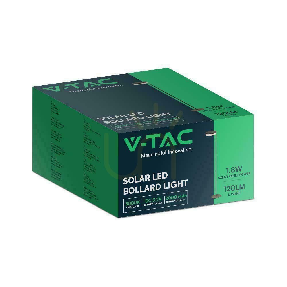 Vorschau V-TAC 80cm Solar Gartenmast 2.5W LED IP54 VT-1137 3000K 120lm 3 Jahre Garantie V-TAC 80cm Solar Gartenmast 2.5W LED IP54 VT-1137 3000K 120lm 3 Jahre Garantie