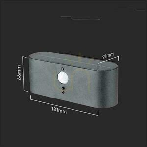 Garten Wandlampe Solar V-TAC 0.8W LED Bewegungsmelder IP54 VT-1148 3000K 100lm 3 Jahre Garantie 2 Garten Wandlampe Solar V-TAC 0.8W LED Bewegungsmelder IP54 VT-1148 3000K 100lm 3 Jahre Garantie small 2