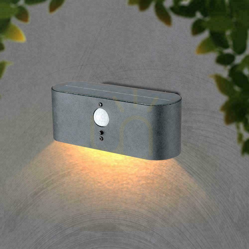 Anzeige Garten Wandlampe Solar V-TAC 0.8W LED Bewegungsmelder IP54 VT-1148 3000K 100lm 3 Jahre Garantie Garten Wandlampe Solar V-TAC 0.8W LED Bewegungsmelder IP54 VT-1148 3000K 100lm 3 Jahre Garantie