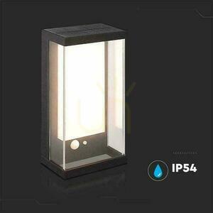 V-TAC 1W LED-Bewegungsmelder IP65 Schwarz VT-1193 3000K 95lm Solar-Wandleuchte für den Garten. small 9