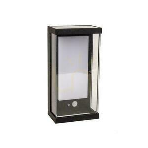 Garten Wandleuchte Solar V-TAC 1W LED Bewegungsmelder IP65 Grau Anthrazit VT-1193 3000K 95lm small 1