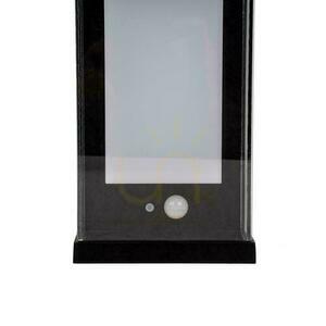 Garten Wandleuchte Solar V-TAC 1W LED Bewegungsmelder IP65 Grau Anthrazit VT-1193 3000K 95lm small 11