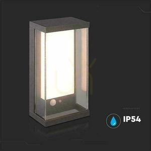 Garten Wandleuchte Solar V-TAC 1W LED Bewegungsmelder IP65 Grau Anthrazit VT-1193 3000K 95lm small 9
