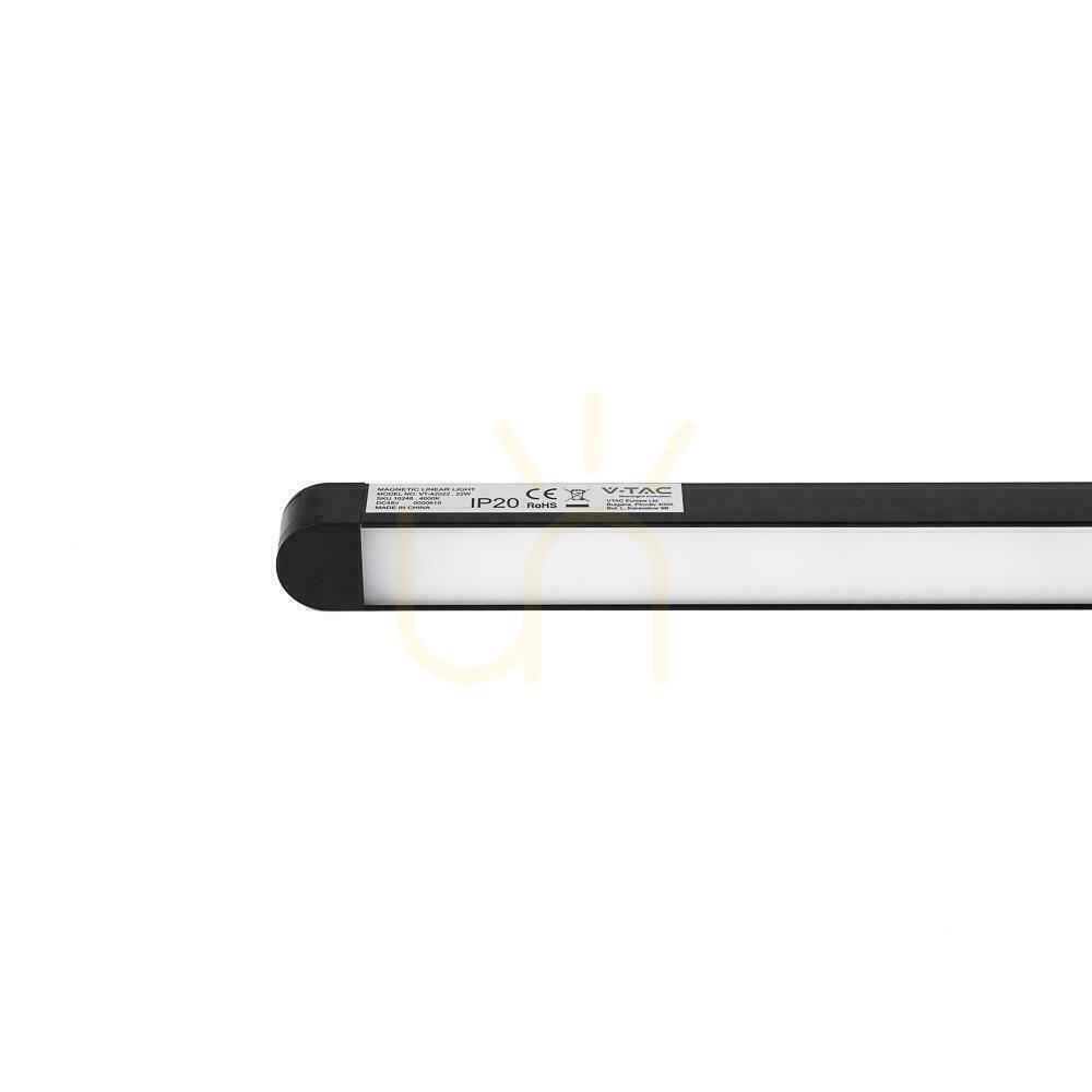 Aussicht Leuchte Magnetisches Bussystem 48V V-TAC 22W LED 81st VT-42022 6400K 2500lm 3 Jahre Garantie Leuchte Magnetisches Bussystem 48V V-TAC 22W LED 81st VT-42022 6400K 2500lm 3 Jahre Garantie