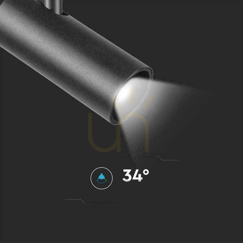 Vorschau Leuchtenprojektor Magnetschienensystem 48V V-TAC 20W LED 34st VT-4221 4000K 2200lm 3 Jahre Garantie Leuchtenprojektor Magnetschienensystem 48V V-TAC 20W LED 34st VT-4221 4000K 2200lm 3 Jahre Garantie