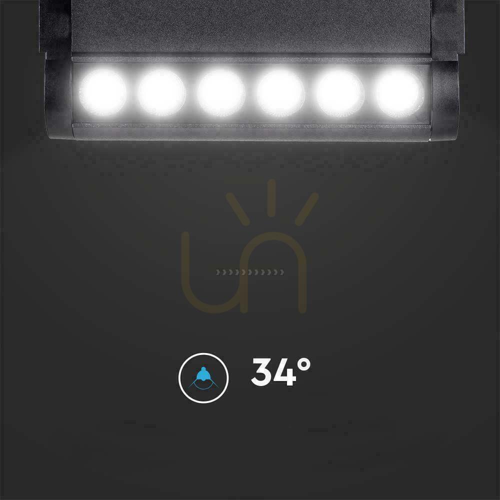 Prüfen Leuchtenprojektor Magnetschienensystem 48V V-TAC 5W LED 34st VT-4205 6400K 600lm 3 Jahre Garantie Leuchtenprojektor Magnetschienensystem 48V V-TAC 5W LED 34st VT-4205 6400K 600lm 3 Jahre Garantie