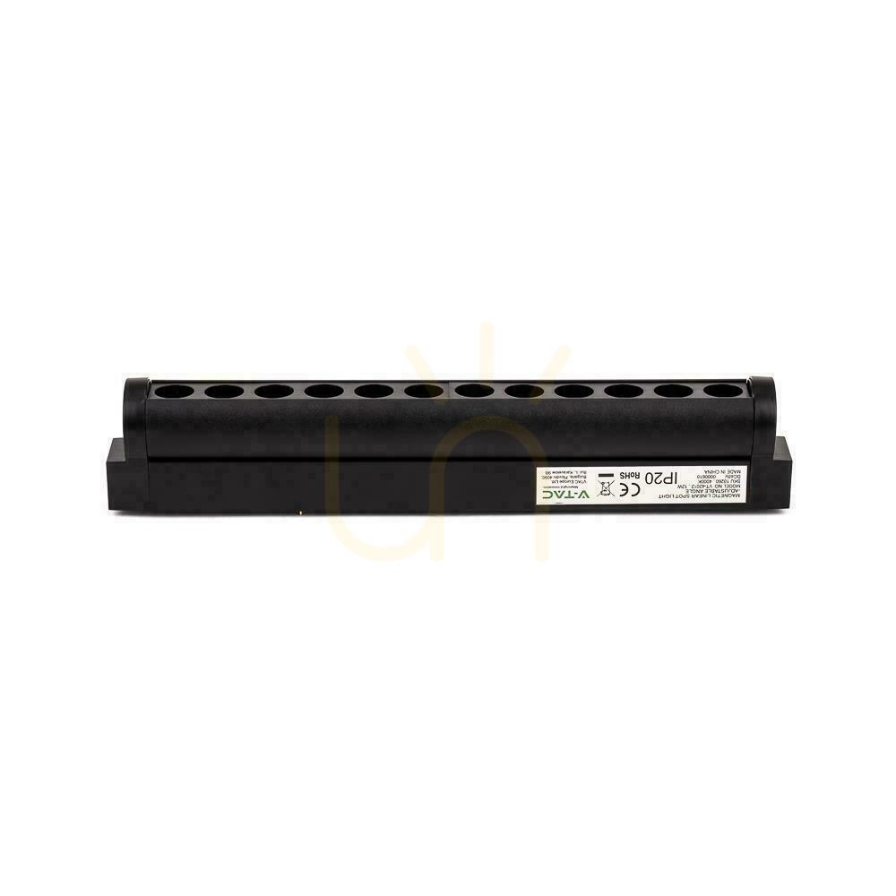 Vorschau Leuchtenprojektor Magnetschienensystem 48V V-TAC 12W LED 34st VT-42012 4000K 1300lm 3 Jahre Garantie Leuchtenprojektor Magnetschienensystem 48V V-TAC 12W LED 34st VT-42012 4000K 1300lm 3 Jahre Garantie