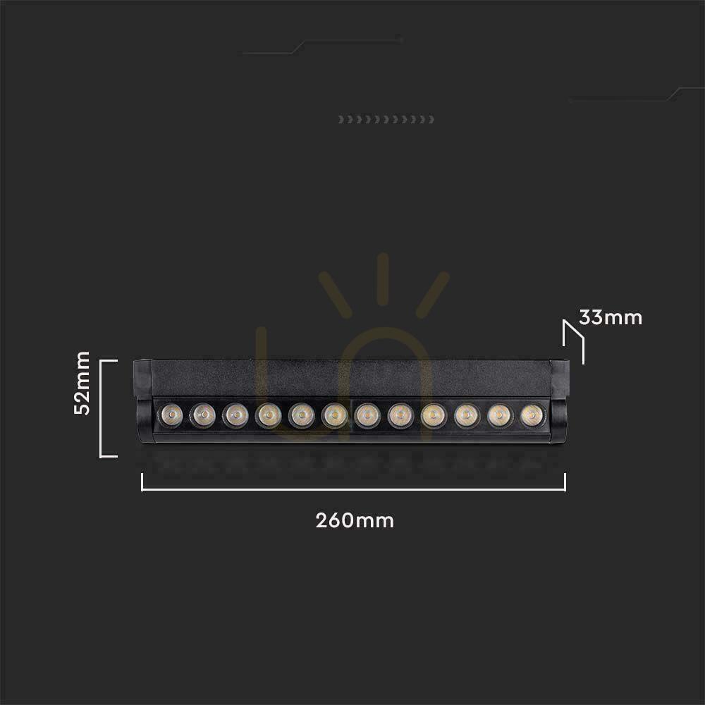 Prüfen Leuchtenprojektor Magnetschienensystem 48V V-TAC 12W LED 34st VT-42012 4000K 1300lm 3 Jahre Garantie Leuchtenprojektor Magnetschienensystem 48V V-TAC 12W LED 34st VT-42012 4000K 1300lm 3 Jahre Garantie