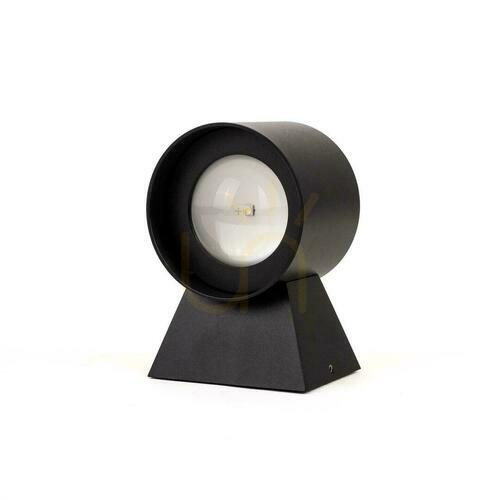 Prüfen V-TAC 5W Wandleuchte Top Down Schwarz IP65 VT-1179 3000K 465lm