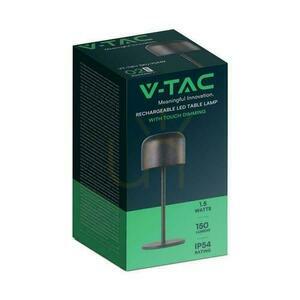 V-TAC 1.5W LED Nachttischlampe 21cm Ladegerät Dimmbar Schwarz VT-1181 2700K-5700K 150lm small 1
