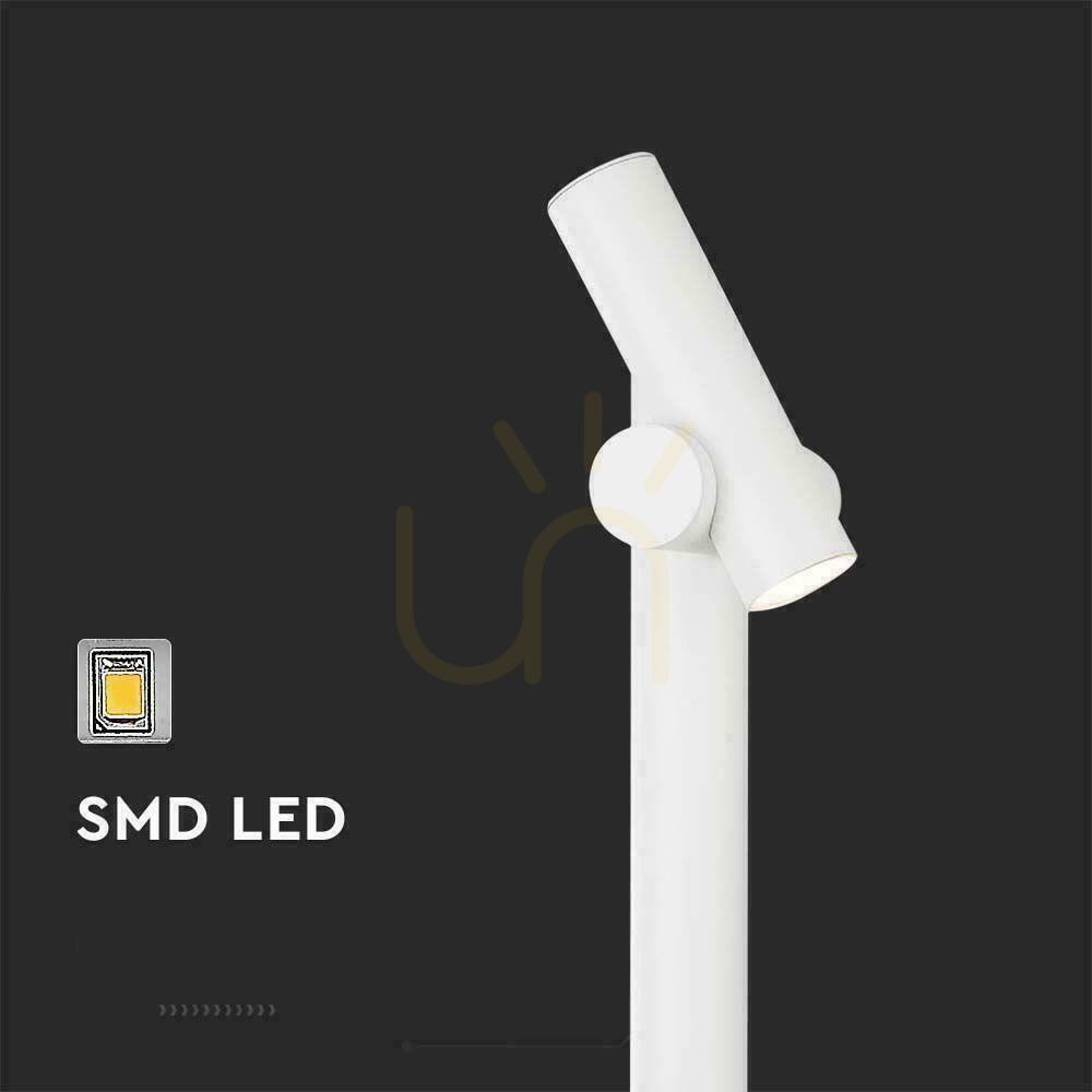 Anzeige V-TAC 4W LED Gartenmast 100CM Weiß IP44 VT-1187 3000K 390lm. V-TAC 4W LED Gartenmast 100CM Weiß IP44 VT-1187 3000K 390lm.