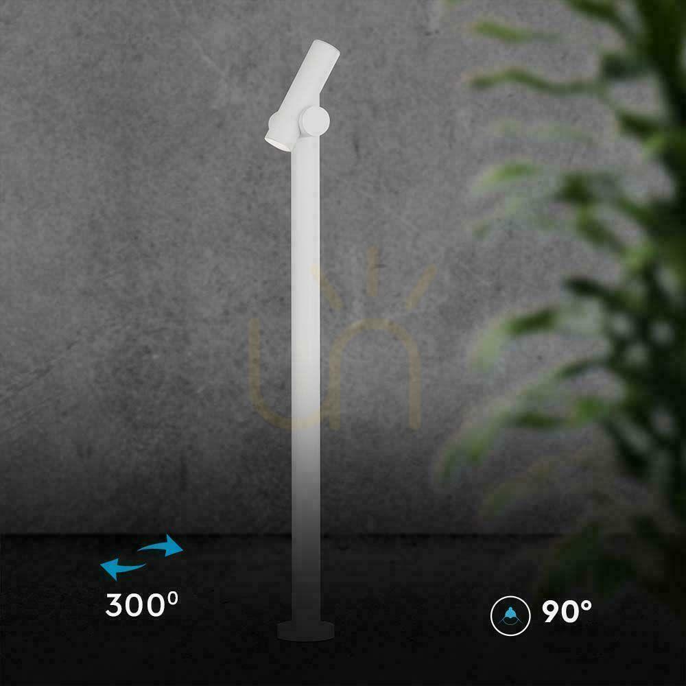 Zeige V-TAC 4W LED Gartenmast 100CM Weiß IP44 VT-1187 3000K 390lm. V-TAC 4W LED Gartenmast 100CM Weiß IP44 VT-1187 3000K 390lm.
