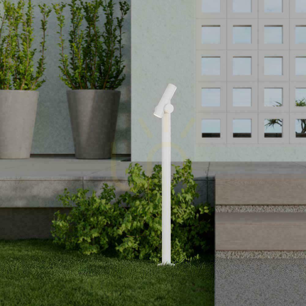 Aussicht V-TAC 4W LED Gartenmast 100CM Weiß IP44 VT-1187 3000K 390lm. V-TAC 4W LED Gartenmast 100CM Weiß IP44 VT-1187 3000K 390lm.