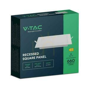 V-TAC LED-Einbauleuchte Premium Downlight 6W Quadratisch 120x120 VT-61006 4000K 660lm. 4 V-TAC LED-Einbauleuchte Premium Downlight 6W Quadratisch 120x120 VT-61006 4000K 660lm. small 4