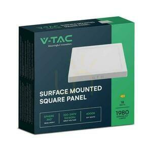 V-TAC LED-Anbauleuchte Premium Downlight 18W Quadratisch 220x220 VT-61018 4000K 1980lm. small 2