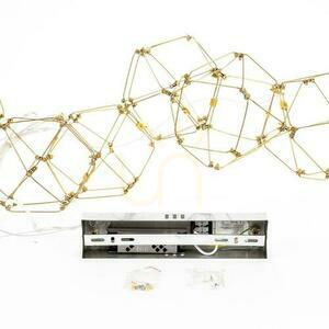 V-TAC 28W LED-Pendelleuchte Gold VT-7918 3000K 2700lm small 2