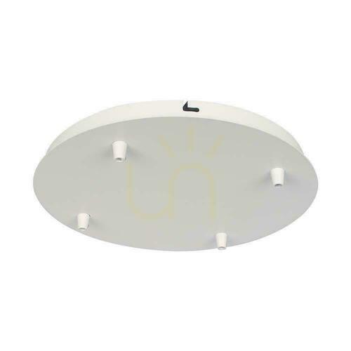 Prüfen V-TAC vierfache Deckenrosette 300x25mm Mattweiß