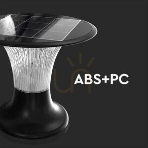 V-TAC 15W LED Solar Gartenmast IP65 CCT Bewegungsmelder Schwarz 26cm VT-426 6000K+4000K 2200lm 3 Jahre Garantie small 1