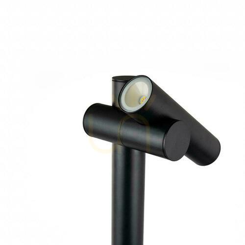 Prüfen V-TAC 4W LED Gartenmast 100CM Schwarz IP44 VT-1187 4000K 390lm.