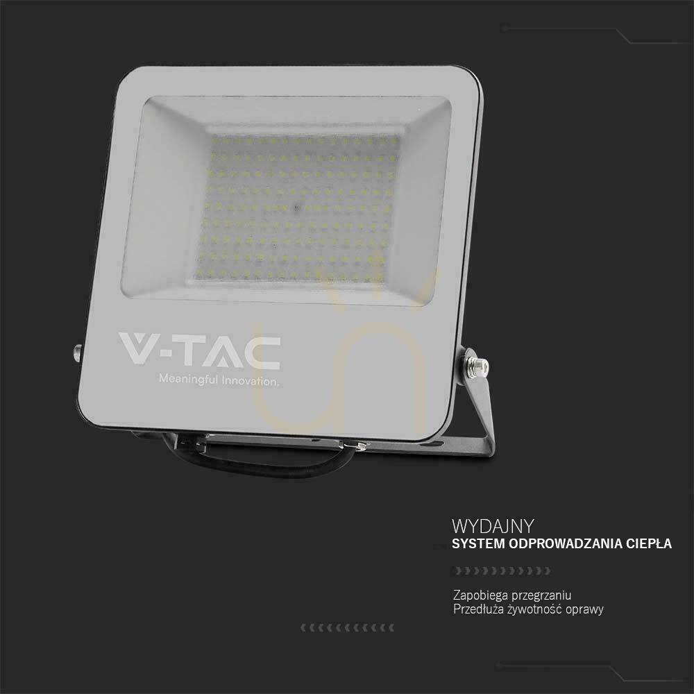 Zeige LED-Projektor V-TAC 100W 185Lm/W Schwarz VT-44105 4000K 18500lm LED-Projektor V-TAC 100W 185Lm/W Schwarz VT-44105 4000K 18500lm