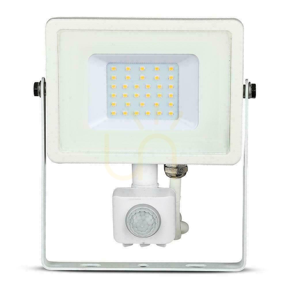 Prüfen V-TAC 30W SAMSUNG CHIP LED Projektor Bewegungsmelder Abschaltfunktion Weiß VT-30-S-W 3000K 2400lm 5 Jahre Garantie V-TAC 30W SAMSUNG CHIP LED Projektor Bewegungsmelder Abschaltfunktion Weiß VT-30-S-W 3000K 2400lm 5 Jahre Garantie