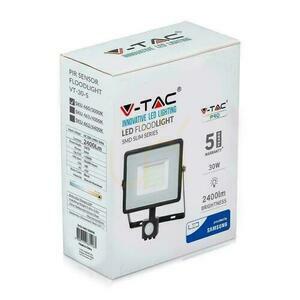 V-TAC 30W LED Projektor SAMSUNG CHIP Bewegungsmelder Abschaltfunktion Schwarz VT-30-S-B 3000K 2400lm 5 Jahre Garantie small 2