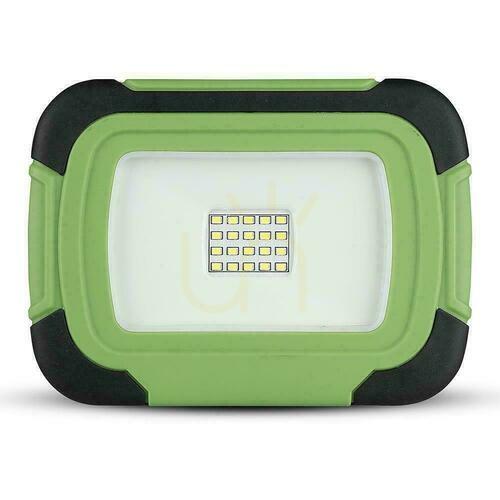 Prüfen V-TAC LED Projektor 10W USB Wiederaufladbar SAMSUNG CHIP 3.7V Li-Ion IP44 VT-10-R 6400K 700lm