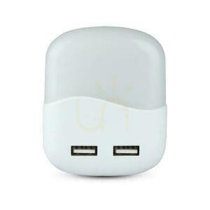 LED-Nachtlicht mit USB V-TAC SAMSUNG CHIP Square VT-84-SQ 4000K 10lm. 1 LED-Nachtlicht mit USB V-TAC SAMSUNG CHIP Square VT-84-SQ 4000K 10lm. small 1