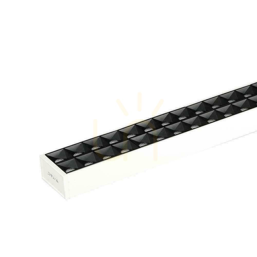 Aussicht V-TAC LED Linear SAMSUNG CHIP 60W Top Down Pendelleuchte Dimmbar UGR6 Weiß VT-7-61-W 4000K 6600lm 5 Jahre Garantie V-TAC LED Linear SAMSUNG CHIP 60W Top Down Pendelleuchte Dimmbar UGR6 Weiß VT-7-61-W 4000K 6600lm 5 Jahre Garantie