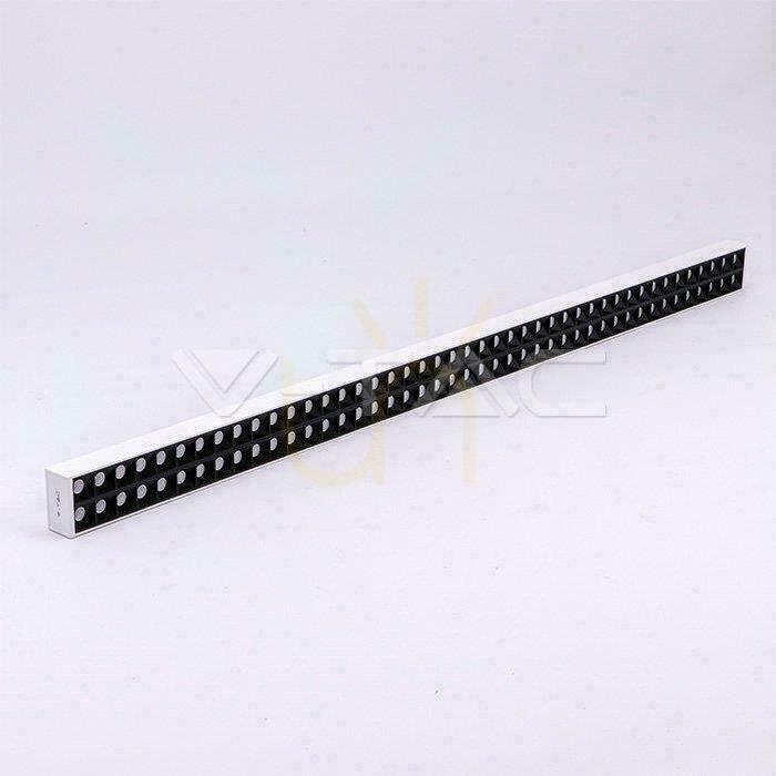 Aussicht V-TAC LED Linear SAMSUNG CHIP 60W Top Down Pendelleuchte Dimmbar UGR6 Weiß VT-7-61-W 4000K 6600lm 5 Jahre Garantie V-TAC LED Linear SAMSUNG CHIP 60W Top Down Pendelleuchte Dimmbar UGR6 Weiß VT-7-61-W 4000K 6600lm 5 Jahre Garantie