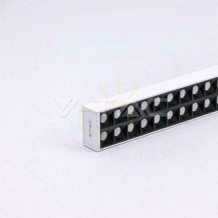 Vorschau V-TAC LED Linear SAMSUNG CHIP 60W Top Down Pendelleuchte Dimmbar UGR6 Weiß VT-7-61-W 4000K 6600lm 5 Jahre Garantie V-TAC LED Linear SAMSUNG CHIP 60W Top Down Pendelleuchte Dimmbar UGR6 Weiß VT-7-61-W 4000K 6600lm 5 Jahre Garantie