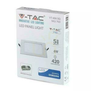 Premium V-TAC 6W LED-Panel SAMSUNG CHIP Square 120x120x12mm VT-606SQ 3000K 420lm 5 Jahre Garantie 3 Premium V-TAC 6W LED-Panel SAMSUNG CHIP Square 120x120x12mm VT-606SQ 3000K 420lm 5 Jahre Garantie small 3