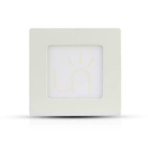 Prüfen Premium V-TAC 6W LED-Panel SAMSUNG CHIP Square 120x120x12mm VT-606SQ 6400K 420lm 5 Jahre Garantie