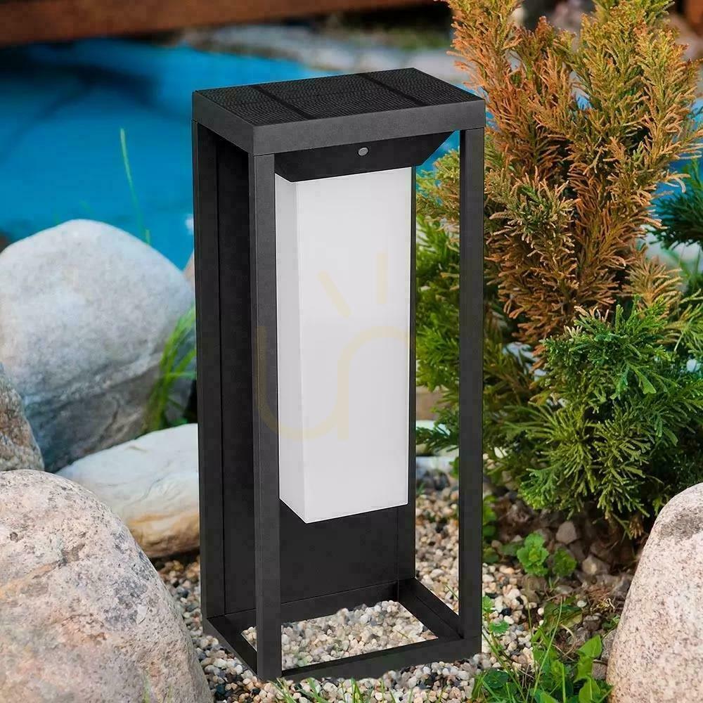 Aussicht V-TAC 2W LED SAMSUNG CHIP Grau 2-Funktionen IP65 VT-77 3000K 220lm Solar Garten Wandlampe 3 Jahre Garantie V-TAC 2W LED SAMSUNG CHIP Grau 2-Funktionen IP65 VT-77 3000K 220lm Solar Garten Wandlampe 3 Jahre Garantie