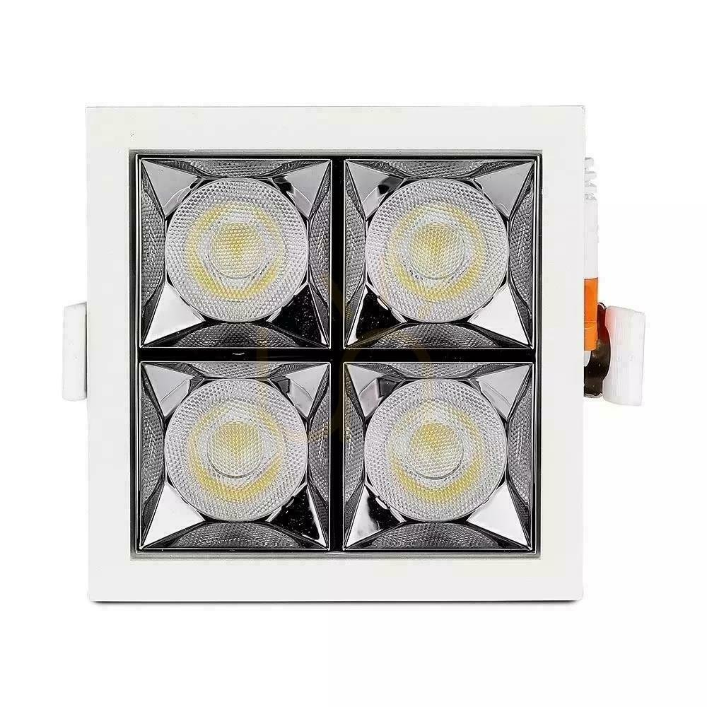 Aussicht V-TAC Downlight SAMSUNG CHIP 16W UGR19 CRI90+ 12st VT-2-16 4000K 1280lm 5 Jahre Garantie Leuchte V-TAC Downlight SAMSUNG CHIP 16W UGR19 CRI90+ 12st VT-2-16 4000K 1280lm 5 Jahre Garantie Leuchte