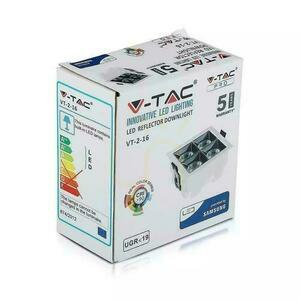 V-TAC Downlight SAMSUNG CHIP 16W UGR19 CRI90+ 12st VT-2-16 2700K 1280lm 5 Jahre Garantie Leuchte small 2