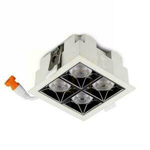 V-TAC Downlight SAMSUNG CHIP 16W UGR19 CRI90+ 12st VT-2-16 2700K 1280lm 5 Jahre Garantie Leuchte small 0
