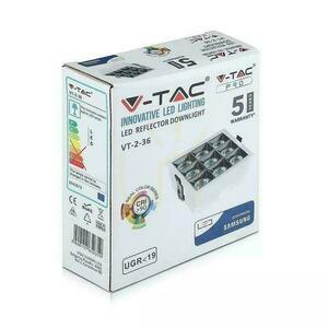 V-TAC Downlight SAMSUNG CHIP 36W UGR19 CRI90+ 12st VT-2-36 5700K 2880lm 5 Jahre Garantie 4 V-TAC Downlight SAMSUNG CHIP 36W UGR19 CRI90+ 12st VT-2-36 5700K 2880lm 5 Jahre Garantie small 4